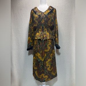 Bleu Marine Design 2pieces Dress